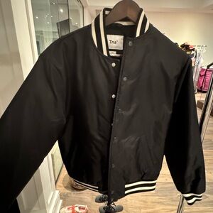 TNA Classic Black Bomber Jacket